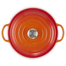 Le Creuset Signature Bräter 22 cm rund ofenrot