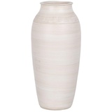 BigBuy Home Vase Creme Keramik 25 x 25 x 60 cm