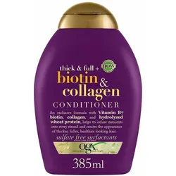 Haarspülung OGX Biotin Collagen Kollagen Biotin Erzeugt Volumen 385 ml