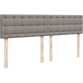 vidaXL Boxspringbett 180 x 200 cm Taupe