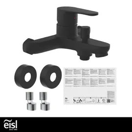 Eisl Wannenfüllarmatur Claudio Schwarz Matt