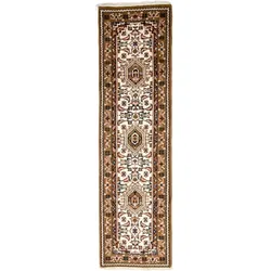 Wollteppich MORGENLAND "Bidjar Teppich Athina", beige, B:80cm H:8mm L:320cm, Schurwolle, Teppiche, Bidjarteppich