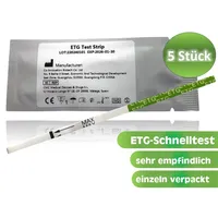 5x ETG / Ethylglucuronide Drogenschnelltest (Alkoholtest im Urin), 500 ng/ml
