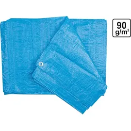 VOREL Abdeckplane Gewebeplane 3 x 5 m blau