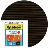 Xyladecor Holzlasur Holzschutz-Lasur 2in1, 0,75l, außen, wetterfest, ebenholz