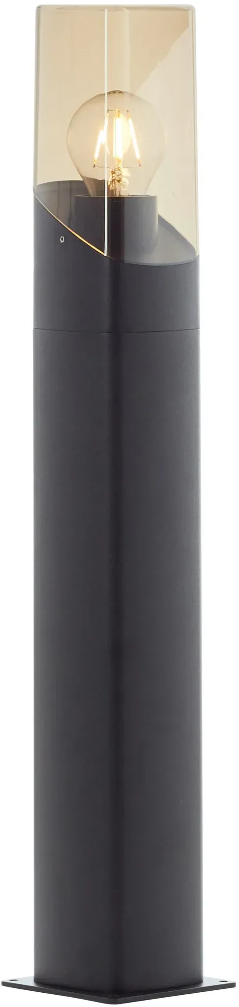 Brilliant Außenstehleuchte Minou schwarz rauchglas E27 max. 10W IP44