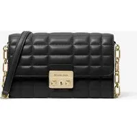 Michael Kors MK Wandelbare Umhängetasche Tribeca Aus Leder - Schwarz - Michael Kors - ONE SIZE