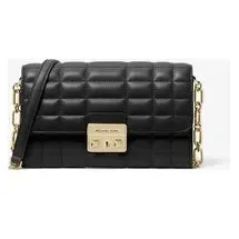 Michael Kors MK Wandelbare Umhängetasche Tribeca Aus Leder - Schwarz - Michael Kors - ONE SIZE