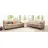 DOMO collection Polstergarnitur »Norma«, (Set, 2 tlg.), bestehend aus je einem 2- und 3-Sitzer, beige, Sitzmöbel-Sets, 86870107-0