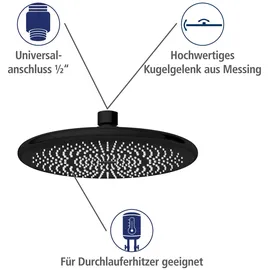 Wenko Regenduschkopf Watersaving Ø 22,5 cm (BT 22.50x22.50 cm)