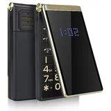Zunate 2,8-Zoll-Senioren-Klapphandy ohne Sperre, 2G Einfach zu Bedienendes Klassisches Klapphandy mit SOS-Taste, LED-Taschenlampe, Großer Schrift und Hoher Lautstärke