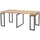 Hti-Living Jenrik 180 x 90 x 76 cm Eiche hell/beige