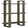 mein-regal DUOMO Wandregal 70 x 27 x 72 cm Dunkelbraun