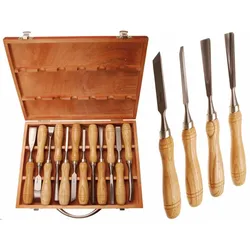 BGS technic 52712 Schnitzwerkzeugsatz 12tlg in Kassette