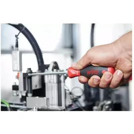 Wiha Wechselklingen-Schraubendreher Set SYSTEM 6 9-tlg. Rot/Schwarz