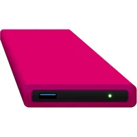 Digittrade HipDisk Externe Festplatte 1TB 2,5 Zoll USB 3.0 mit austauschbarer Silikon-Schutzhülle rosa pink Festplattengehäuse stoßfest wasserdicht