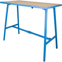 Güde Werkbank Holz/MDF 84,5x112 cm beige/blau unbestückt
