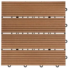 Home Deluxe WPC Bavaro teak 30 x 30 x 2,2 cm 9 St.