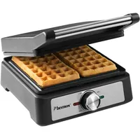 Bestron Brüsseler Waffeleisen Mattschwarz