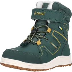 Stiefel ZIGZAG "Rincet", Gr. 25, grün, Polyurethane, Kunstfaser, casual, Schuhe, mit praktischem Schnellschnürsystem