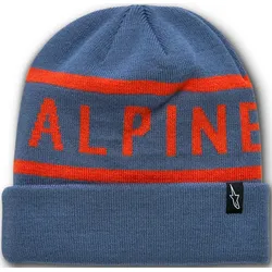 Alpinestars Wordy Cuff Beanie, rot-blau für Männer