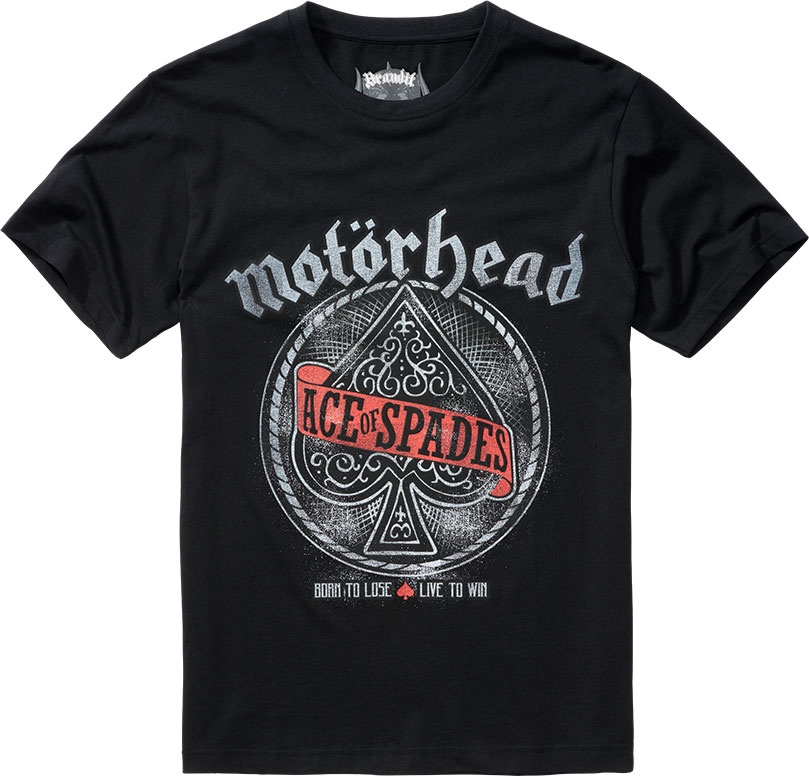 Brandit Motörhead Ace of Spades, t-shirt - Noir - S