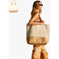 Westford Mill - extra große Shopper Tasche aus Jute / Canvas