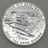 Perth Mint 1 Unze Silbermünze Australien Super Pit 2021