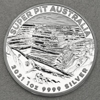 Perth Mint 1 Unze Silbermünze Australien Super Pit 2021