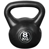 Vivol Kettlebell 8kg Vinyl - Kugelhantel Training Gewicht met Premium Kunststoffmantel und Zementfüllung - Für Gym, Crossfit und Fitness zu Hause
