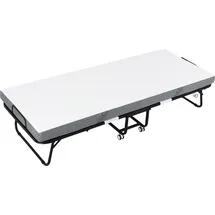 Homcom Klappbett mit Rollen klappbar Stahl+Schaumstoff