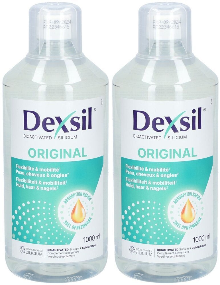 Dexsil silicium organique bio 2x1000 ml solution(s)