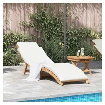 vidaXL Sonnenliege 185,5 x 55 x 58,5 cm Braun