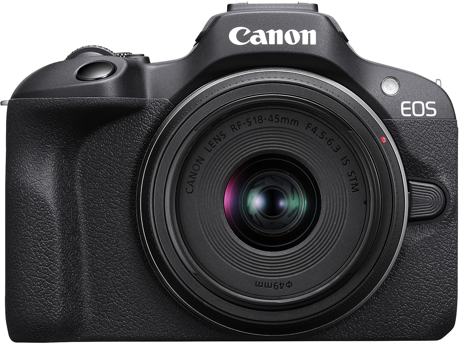 Canon EOS R100 Spiegellose Kamera + RF-S 18-45mm is STM Objektiv + RF-S 55-210mm is STM Objektiv (Kompaktkamera, 4k Videokamera, Digitalkamera mit Autofokus und Motiverkennung)