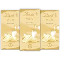 Lindt Weiße Schokolade Tafel 3x 100g