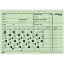 RNK Urlaubskarte 2026 A5 grün 10 Stück