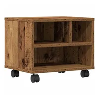vidaXL Druckerständer Altholz 41 x 32 x 33.5 cm Holzwerkstoff - Braun