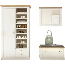 Home Affaire WESTMINSTER BESTSELLER Garderoben-Set 3 Stk. 120 x 40 x 180 weiß