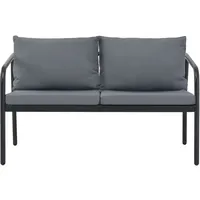 vidaXL Gartensofa grau 44699