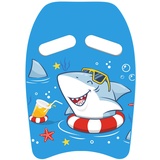 MoKo Kinder Schwimmbrett, Schwimmen Kickboard Trainingsausrüstung mit Griffen Cartoon Swim Float Schwimmtrainingsausrüstung Schwimm Board für Junge Mädchen - Blauer Hai