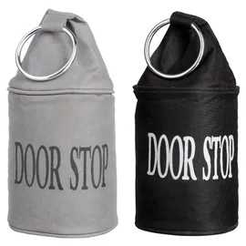 Esschert Design Türstopper doorstop 2,76 kg 34cm Ø13,5cm grau/schwarz