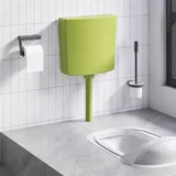 vidaXL Spülkasten Wasserzulauf Unten 3/6 L Olivgrün