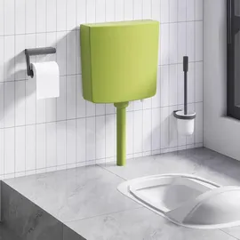 vidaXL Spülkasten Wasserzulauf Unten 3/6 L Olivgrün
