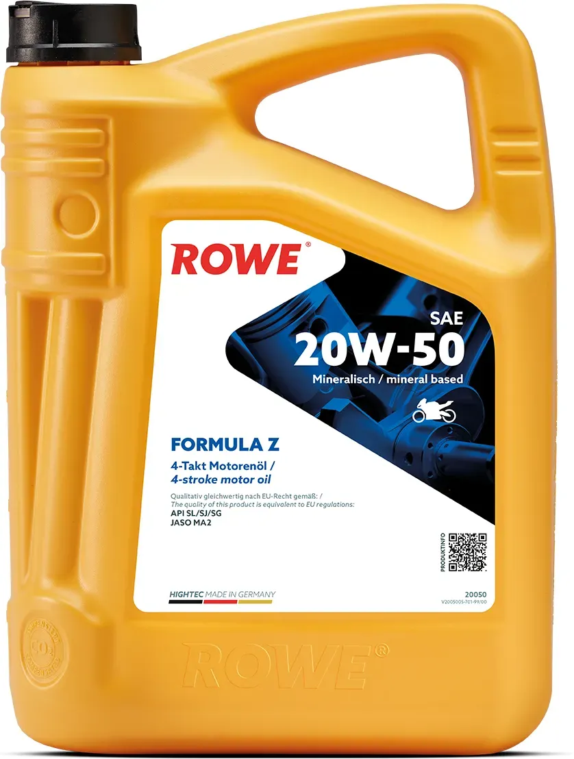 ROWE Motoröl HIGHTEC FORMULA SAE 20W-50 Z [5 L] 20050005099 5l