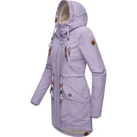 Ragwear Wintermantel "Elsie", Damen, Gr. S (36), lila (lavendel), Außenmaterial: 65% Polyester, 35% Baumwolle. Innenfutter: 100% Polyester. Wattierung: 100% Polyester, tailliert ca.