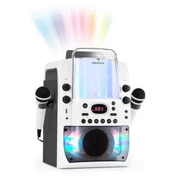 Kara Liquida BT Karaoke-Anlage Lichtshow Wasserfontäne Bluetooth Grau
