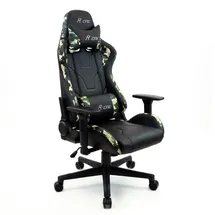 MCA Furniture McRacing Chefsessel Camouflage Grün/Schwarz