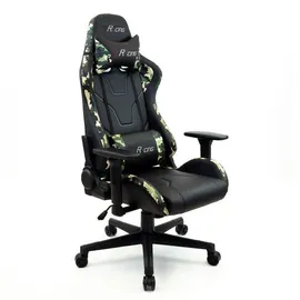 MCA Furniture McRacing Chefsessel Camouflage Grün/Schwarz