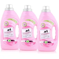 burti Wolle & Seide Feinwaschmittel 1,45L - Für flauschige Wolle (3er Pack)