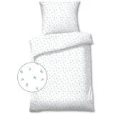 Dyckhoff Bettwäsche blau/weiss 155x220+80x80 cm + 1x 80x80 cm